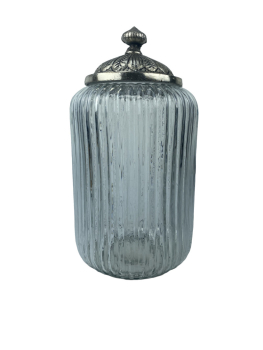 Bonboniere Glas, 13x13x25 cm